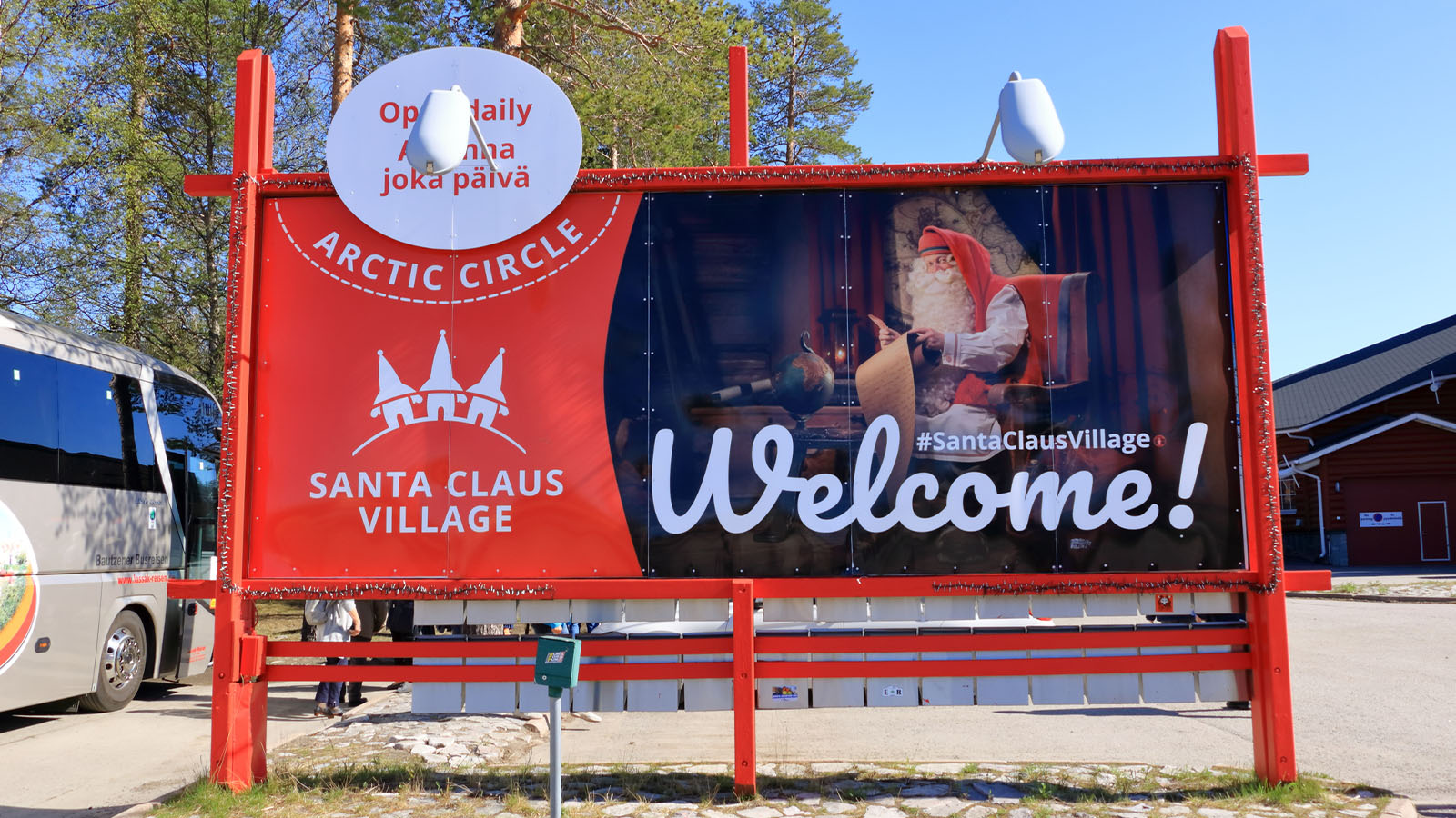 Polcirkeln med tomtens Rovaniemi